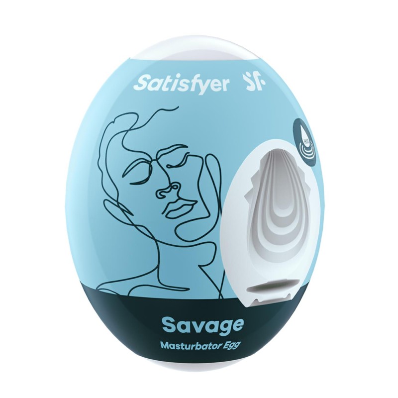 Masturbator żelowe jajeczko Satisfyer savage sex